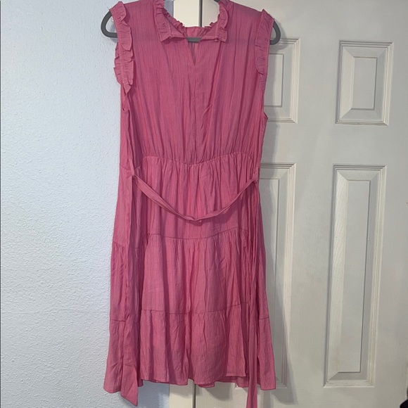 Charming Pink Sleeveless Dress - Picture 4 of 5